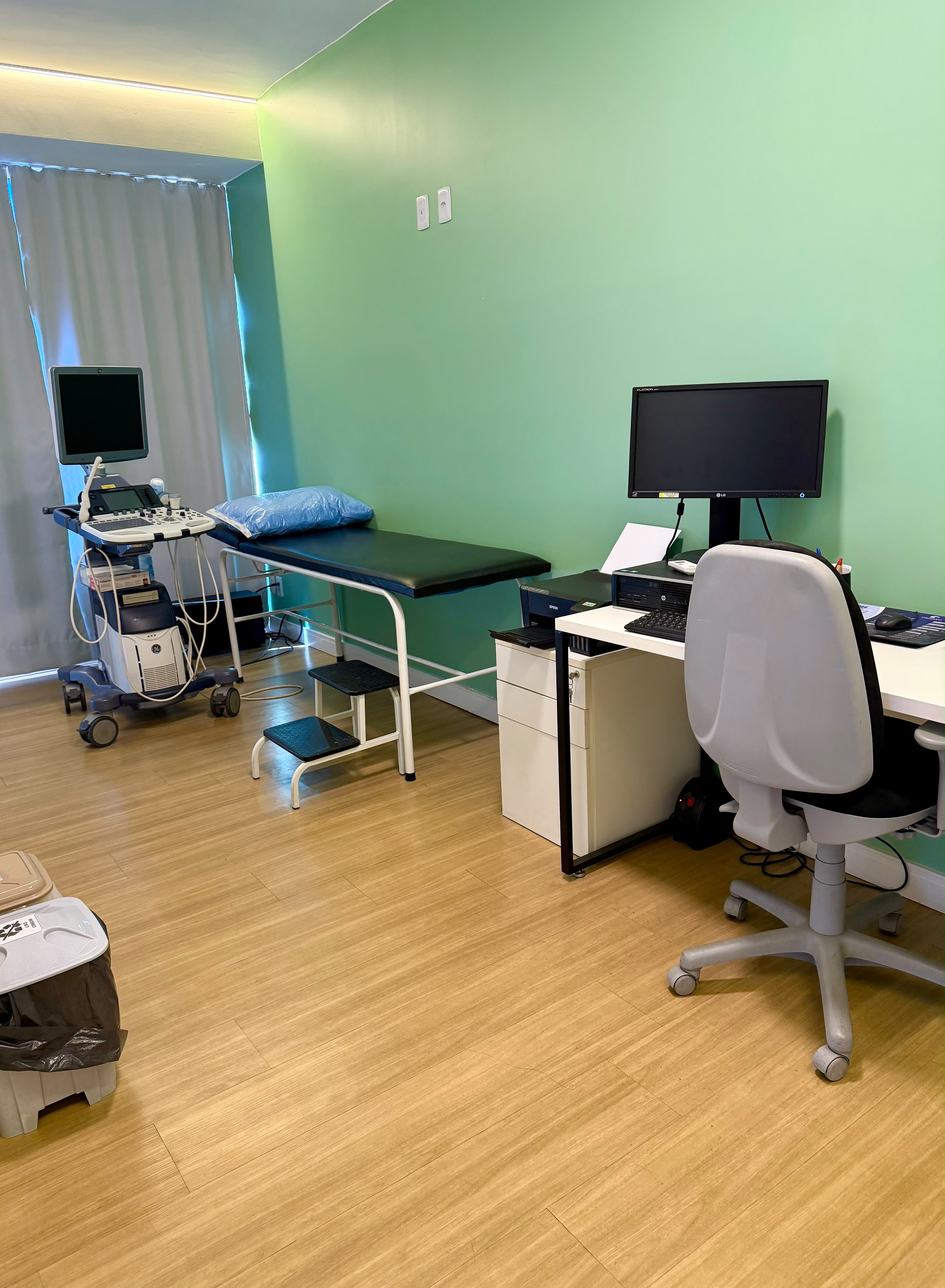Sala de ultrassonografia